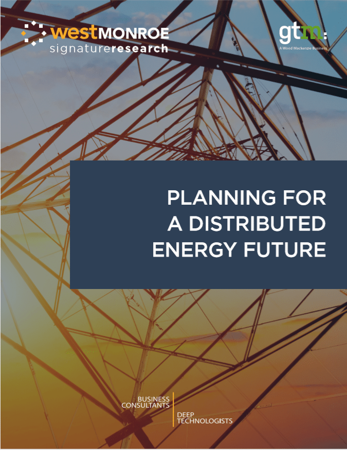 Planning for a distributed energy future